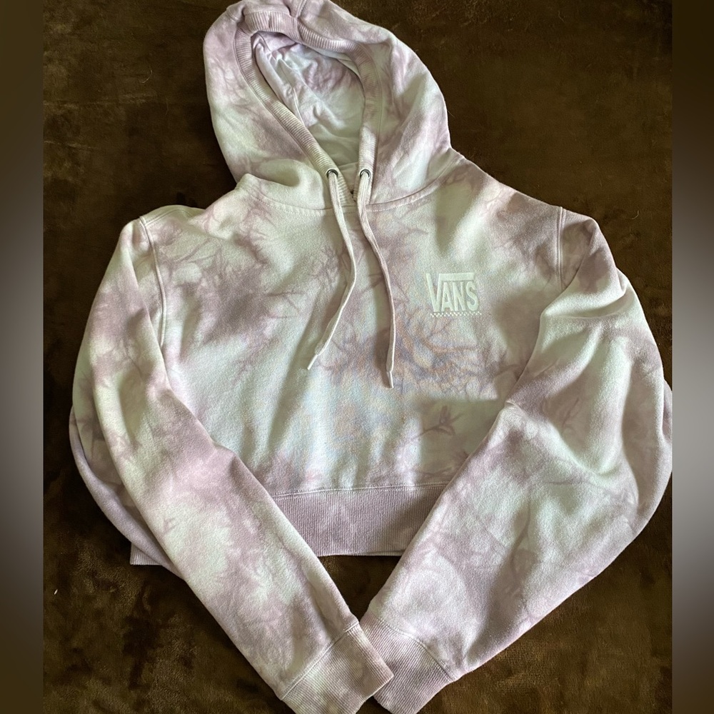 vans cropped hoodie